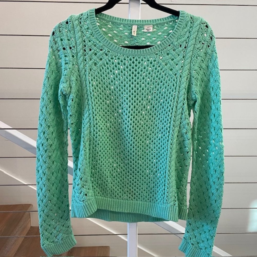 Anthropologie Moth Open Knit Sweater